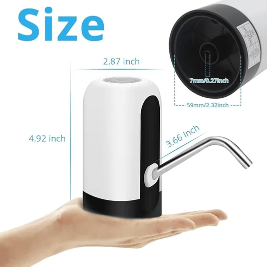 Portable Electric Water Bottle Pump USB Rechargeable | BuyPick